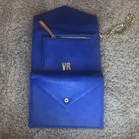 Blue Francesca’s envelope style wallet wristlet - Picture 5 of 5